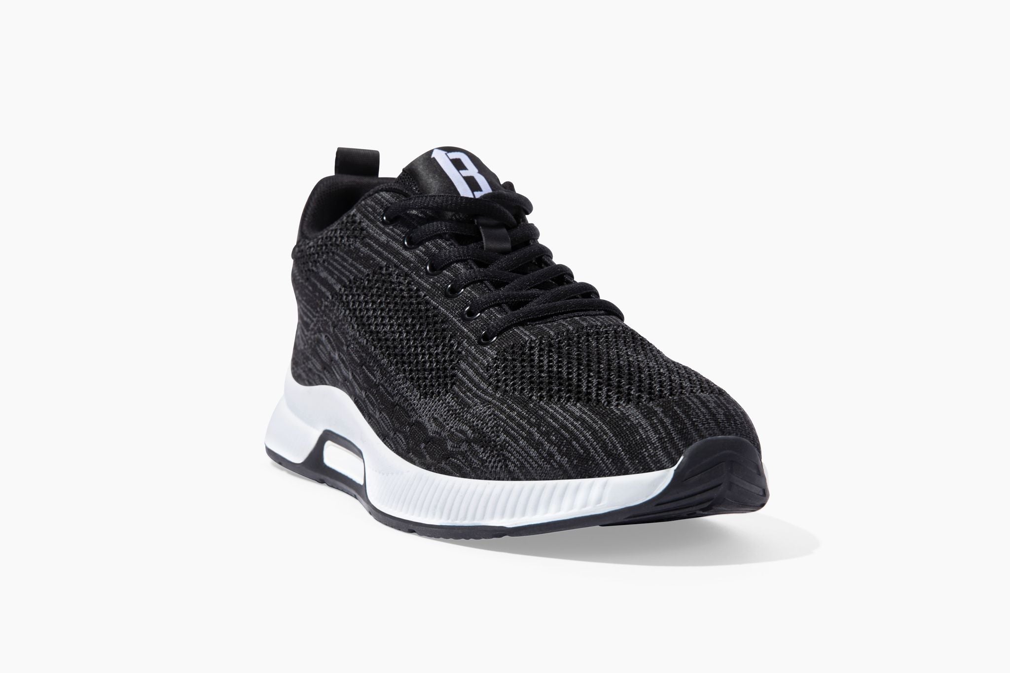 Puma mens avid evoknit shop mosaic shoes black iron grey